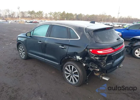 2019 Lincoln Mkc Reserve z USA, uszkodzony, nr VIN 5LMCJ3D94KUL33584